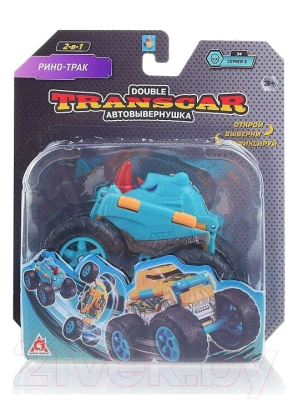 Игрушка-трансформер 1Toy Transcar Double: Рино-трак / Т21864