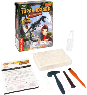 Изображение товара Набор для опытов Bondibon Исторические раскопки. Науки с Буки. Тираннозавр / ВВ5650