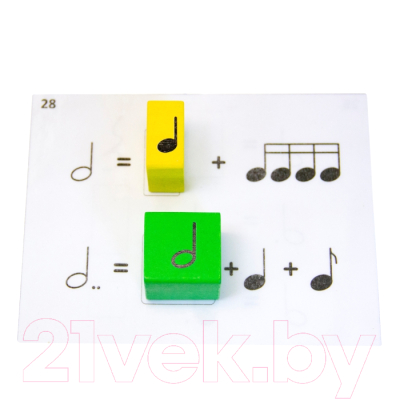 Развивающая игра Краснокамская игрушка Музыкальная математика / Н-98