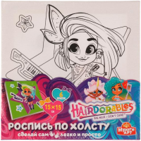 

Набор для творчества MultiArt, Hairdorable. Роспись по холсту / 100CANV15X15-HD