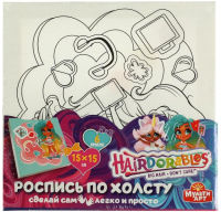 

Набор для творчества MultiArt, Hairdorable. Роспись по холсту / 100CANV15X15-HD1