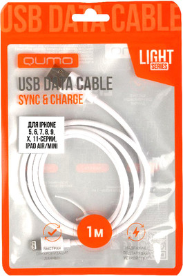 

Кабель, Light Series USB-Apple 8 pin / Q30502
