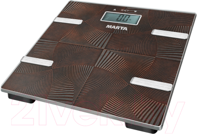 Напольные весы электронные Marta MT-1675 (коричневый оникс)