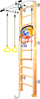 Детский спортивный комплекс Kampfer Helena Wall Basketball Shield (стандарт, натуральный/белый антик) - 