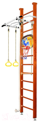 Детский спортивный комплекс Kampfer Helena Wall Basketball Shield (3м, вишневый/белый антик)