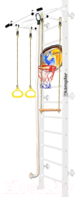 Детский спортивный комплекс Kampfer Helena Wall Basketball Shield (3м, жемчужный/белый)
