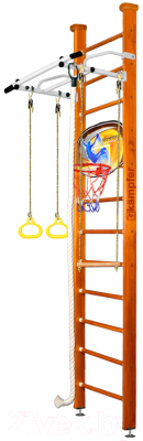 Детский спортивный комплекс Kampfer Helena Ceiling Basketball Shield (3м, вишневый/белый антик)