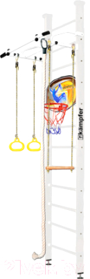 Детский спортивный комплекс Kampfer Helena Ceiling Basketball Shield (3м, жемчужный/белый)