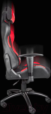 Кресло геймерское GENESIS Nitro 550 NFG-0784 Gaming (черный/красный)