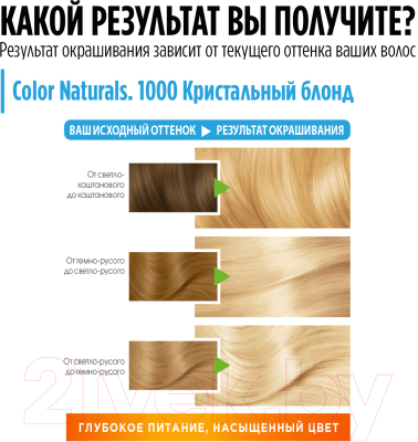 Крем-краска для волос Garnier Color Naturals Creme 1000 (кристальный ультраблонд)