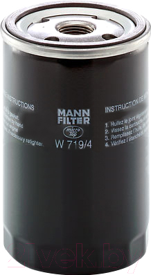 Масляный фильтр Mann-Filter W719/4