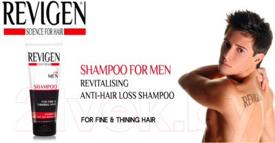 Шампунь для волос Revigen Восстанавливающий против выпадения волос д/мужчин (250мл)