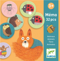 

Развивающая игра Djeco, Мемо Животные / 08116