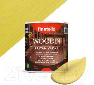 Пропитка для дерева Finntella Wooddi Sitruuna / F-29-0-1-FW102 (900мл)