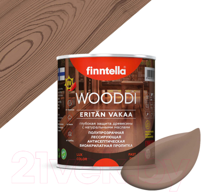 Пропитка для дерева Finntella Wooddi Akaasia / F-29-0-1-FW103 (900мл)