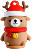 

Usb flash накопитель SmartBuy, 16GB Wild series. Медведь новогодний (SB16GBCaribou)