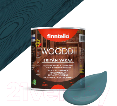 Пропитка для дерева Finntella Wooddi Baltia / F-29-0-1-FW122 (900мл)