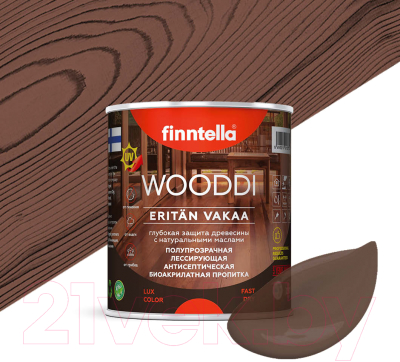 Пропитка для дерева Finntella Wooddi Kaneli / F-29-0-1-FW133 (900мл)