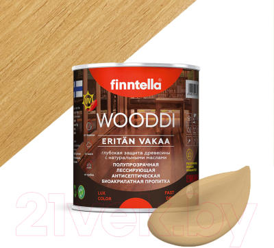 Пропитка для дерева Finntella Wooddi Tuomi / F-29-0-1-FW150 (900мл)