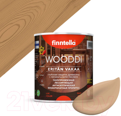 Пропитка для дерева Finntella Wooddi Setri / F-29-0-1-FW151 (900мл)