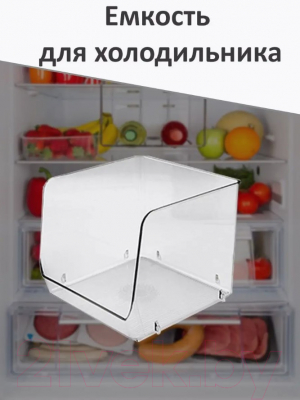 Контейнер для холодильника Berossi Raido ИК 69800000 (прозрачный)