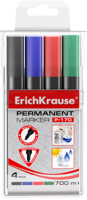 Набор маркеров Erich Krause P-170 / 11797 (4шт)
