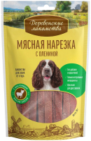 

Лакомство для собак Деревенские лакомства, Мясная нарезка с олениной