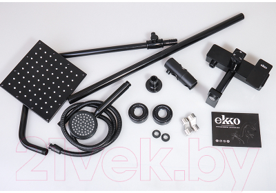 Душевая система Ekko E2403-8 (черный)