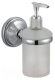 Дозатор для жидкого мыла Ekko E3827 (хром/белый) - 