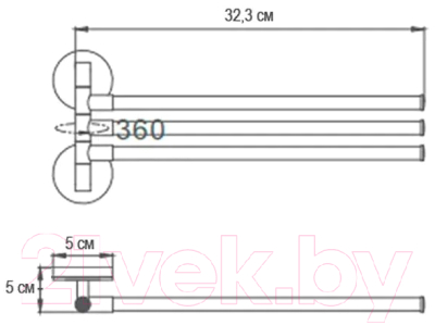 Держатель для полотенца Ekko E1913