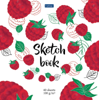 Скетчбук Hatber Premium SketchBook Малиновый ветер / 40Б4лтAк_28260 (40л) - 