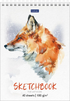 

Скетчбук Hatber, Premium SketchBook Рыжий лис / 40Б5Aгр_28064