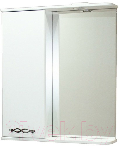 Шкаф с зеркалом для ванной СанитаМебель Джаст 12.650