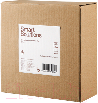Органайзер для раковины Smart Solutions Nour с диспенсером для мыла / WNM-SS-ORGNR-HP-WH