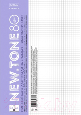 Изображение товара Сменный блок листов Hatber NEWtone / 40СБ4A1_05019 (40л)