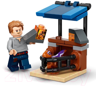 Конструктор Lego Jurassic World Атроцираптор: погоня на мотоцикле 76945