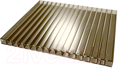 Сотовый поликарбонат TitanPlast 2100x6000x4 0.48кг/м2