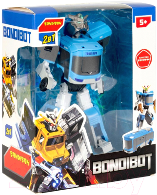 Робот-трансформер Bondibon Робот-автобус / ВВ5738 (синий)