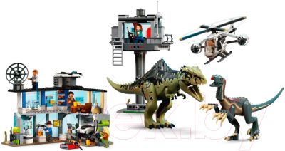 Конструктор Lego Jurassic World Атака гиганотозавра и теризинозавра 76949