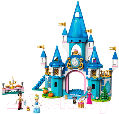 Конструктор Lego Disney Замок Золушки и Прекрасного Принца 43206