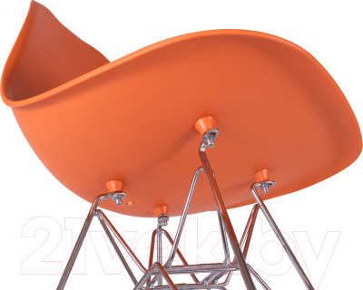Стул Treet Fitz / STF-0901 (оранжевый/металлический ножки)