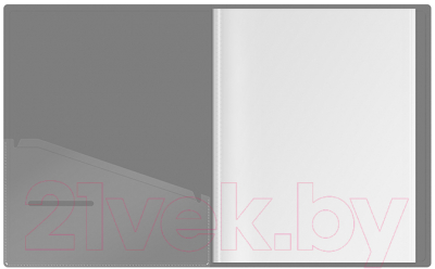 Папка для бумаг Berlingo Soft Touch / DB4_30985 (серый)