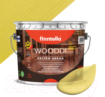 Пропитка для дерева Finntella Wooddi Sitruuna / F-29-0-3-FW102 (2.7л)