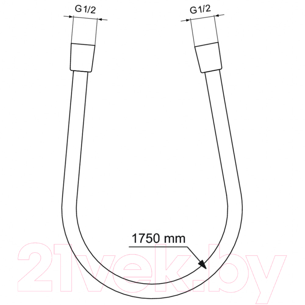 Душевой шланг Ideal Standard Idealflex BE175XG