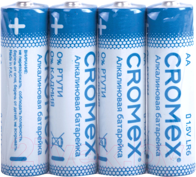 Комплект батареек Cromex Alkaline. Аа LR6 15А / 455593 (20шт)