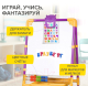 Миниатюра изображения товара Мольберт детский Brauberg Nika Kids / 238050 (сиреневый)
