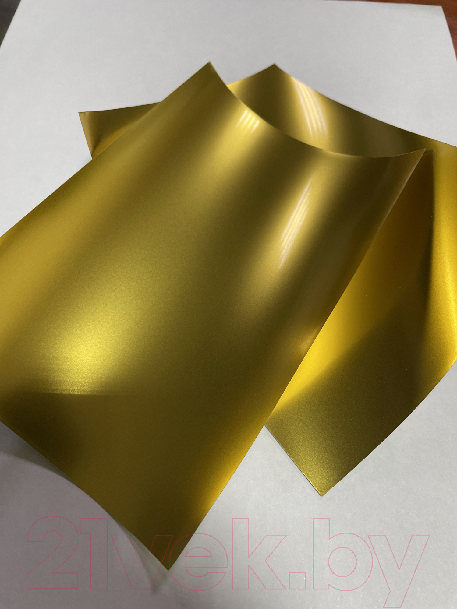 Пленка для печати ProfiColor Gold Matte самоклеящаяся A4 125 г/м2 / BN05432 (20л) — фото 2