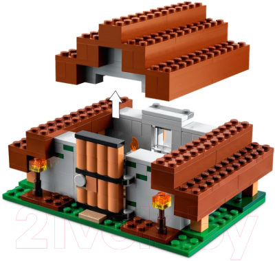 Конструктор Lego Minecraft Заброшенная деревня 21190