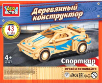 

Конструктор Город мастеров, Спорткар / 13007-KY