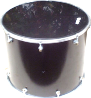 Бас-барабан Мастерская Бехтеревых BK-12Gl (черный глянцевый) - 